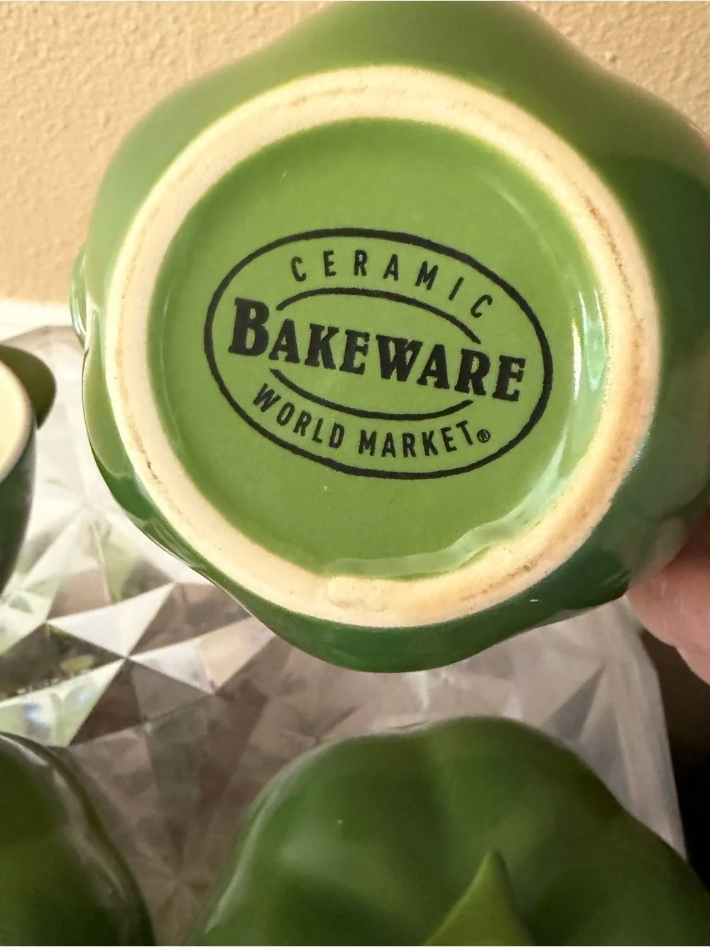 World Market Bakeware Green Peppers Lot of 2!